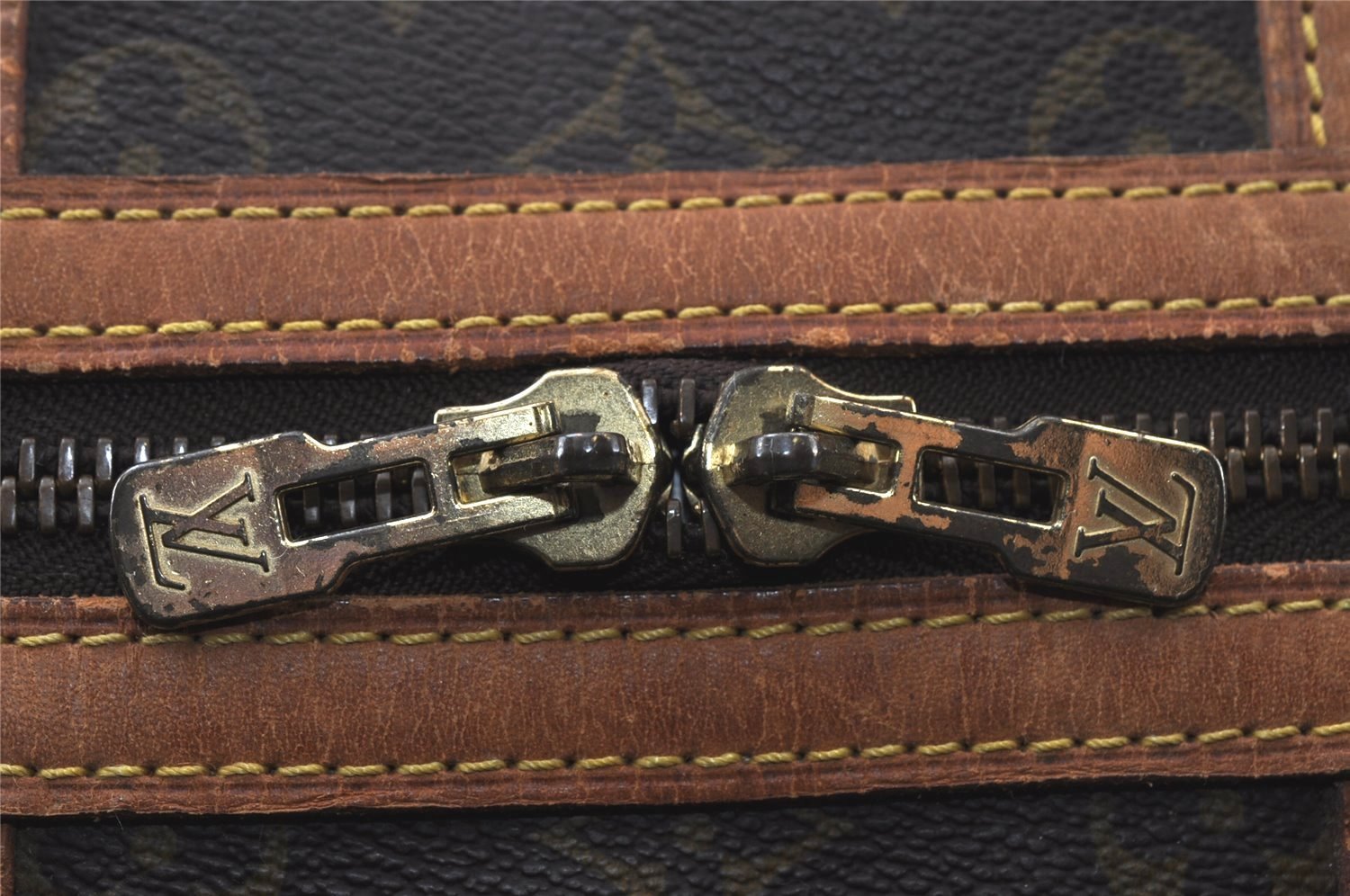 Authentic Louis Vuitton Monogram Sac Sport Travel Hand Bag M41444 LV 5671I