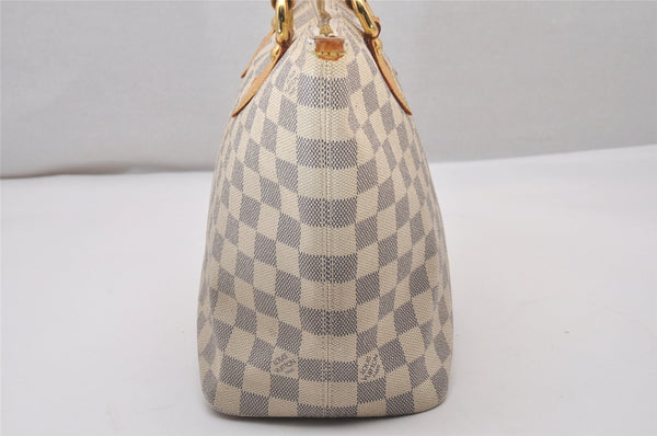 Authentic Louis Vuitton Damier Azur Saleya PM Shoulder Tote Bag N51186 LV 5672I