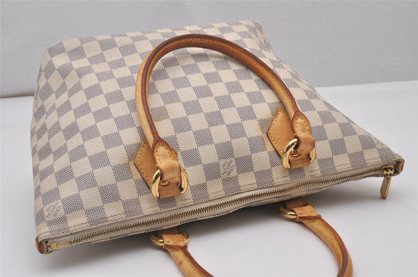 Authentic Louis Vuitton Damier Azur Saleya PM Shoulder Tote Bag N51186 LV 5672I