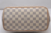 Authentic Louis Vuitton Damier Azur Saleya PM Shoulder Tote Bag N51186 LV 5672I