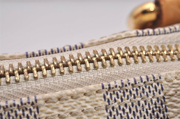 Authentic Louis Vuitton Damier Azur Saleya PM Shoulder Tote Bag N51186 LV 5672I