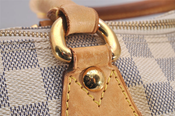 Authentic Louis Vuitton Damier Azur Saleya PM Shoulder Tote Bag N51186 LV 5672I