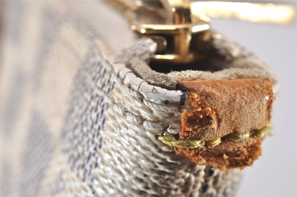 Authentic Louis Vuitton Damier Azur Saleya PM Shoulder Tote Bag N51186 LV 5672I