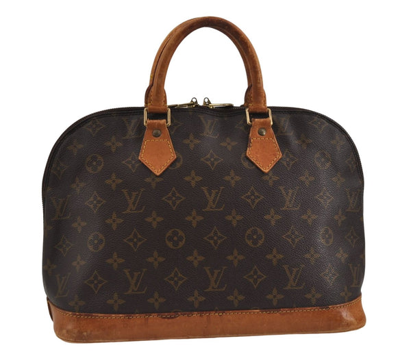 Authentic Louis Vuitton Monogram Alma Hand Bag M51130 LV 5673D