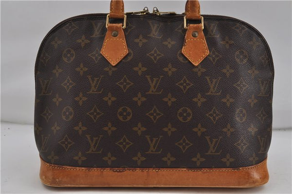 Authentic Louis Vuitton Monogram Alma Hand Bag M51130 LV 5673D