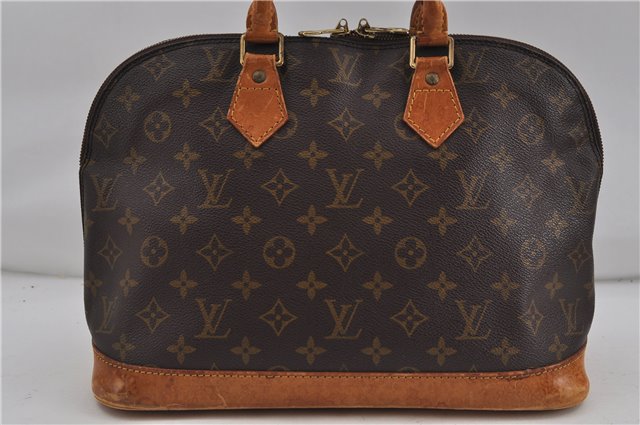 Authentic Louis Vuitton Monogram Alma Hand Bag M51130 LV 5673D