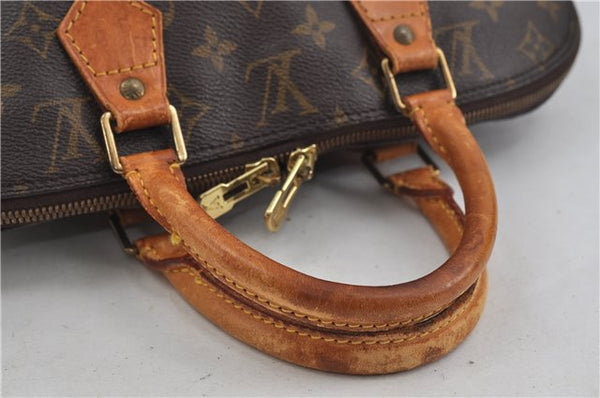 Authentic Louis Vuitton Monogram Alma Hand Bag M51130 LV 5673D