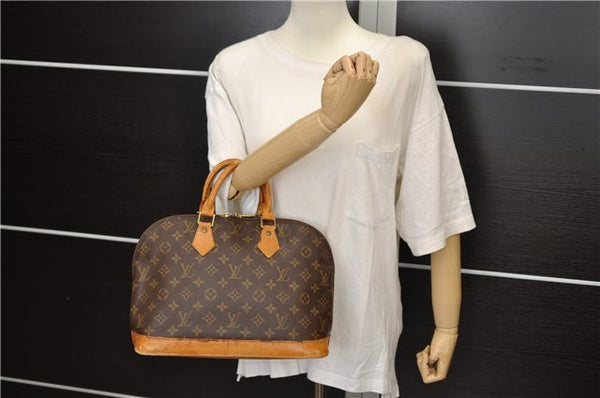 Authentic Louis Vuitton Monogram Alma Hand Bag M51130 LV 5673D