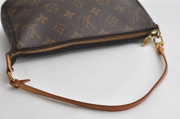 Authentic Louis Vuitton Monogram Pochette Accessoires Pouch M51980 LV 5674I
