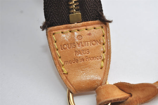 Authentic Louis Vuitton Monogram Pochette Accessoires Pouch M51980 LV 5674I