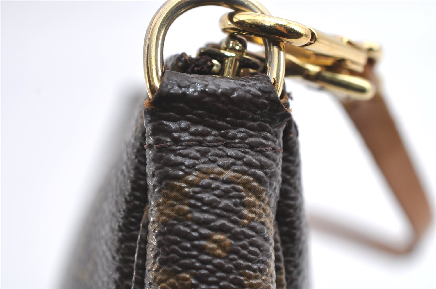 Authentic Louis Vuitton Monogram Pochette Accessoires Pouch M51980 LV 5674I