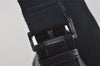 Authentic Christian Dior Trotter Shoulder Cross Body Bag Canvas Black 5675I