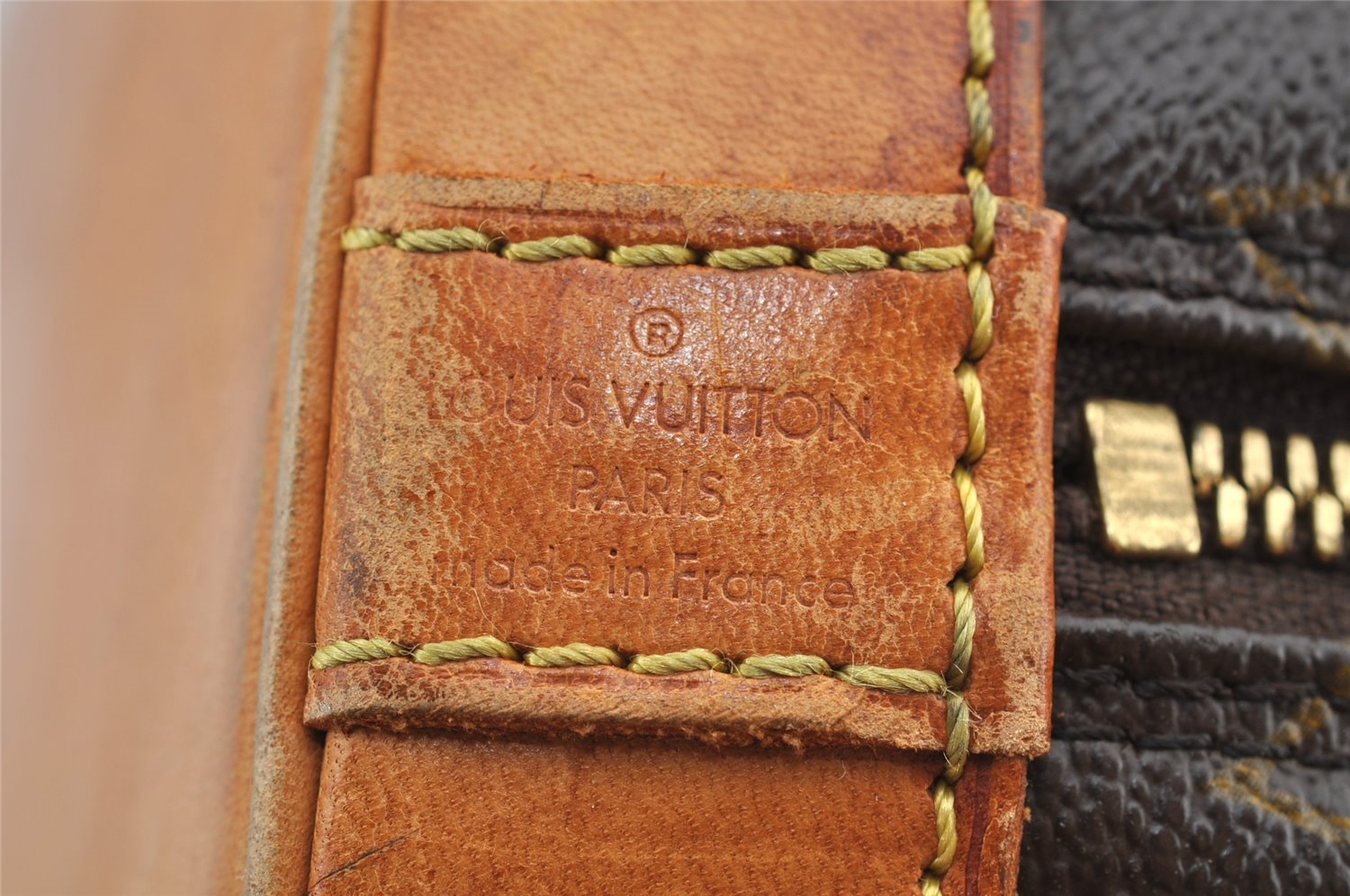 Authentic Louis Vuitton Monogram Alma Hand Bag Purse M51130 LV 5676I