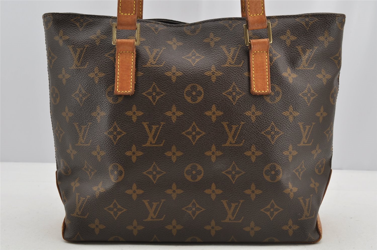 Authentic Louis Vuitton Monogram Cabas Piano Shoulder Tote Bag M51148 LV 5677I