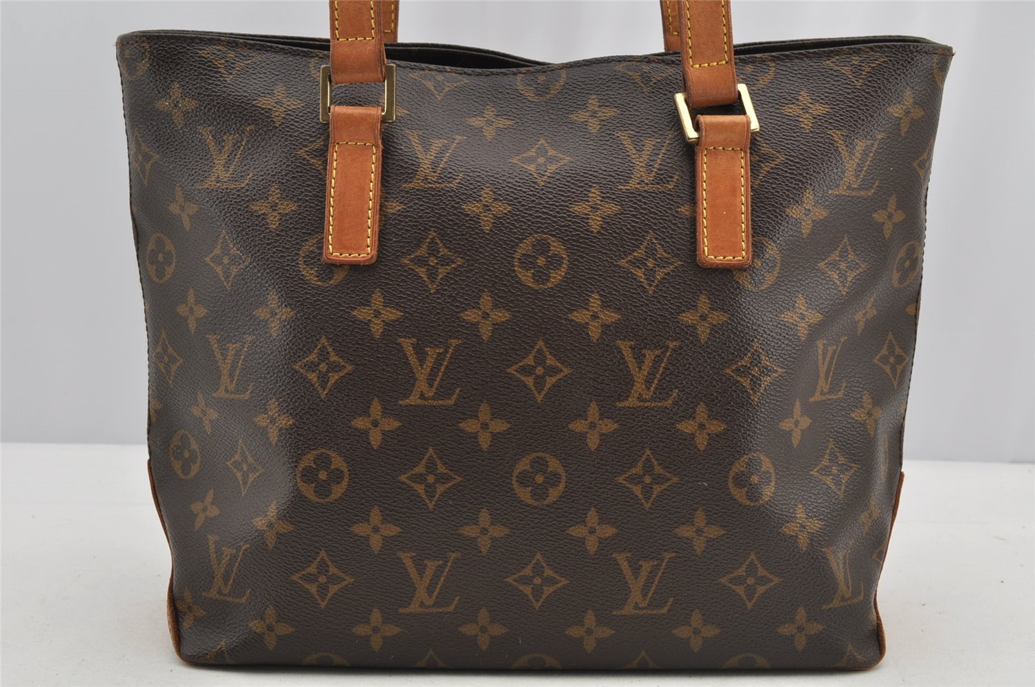 Authentic Louis Vuitton Monogram Cabas Piano Shoulder Tote Bag M51148 LV 5677I