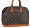 Authentic Louis Vuitton Monogram Alma Hand Bag Purse M51130 LV 5678D