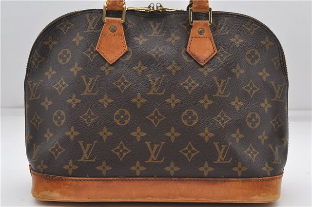 Authentic Louis Vuitton Monogram Alma Hand Bag Purse M51130 LV 5678D