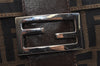Authentic FENDI Zucca Mamma Baguette Shoulder Bag Canvas Leather Brown 5678I