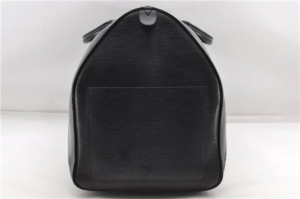Authentic Louis Vuitton Epi Keepall 60 Boston Travel Bag Black M42942 LV 5679D