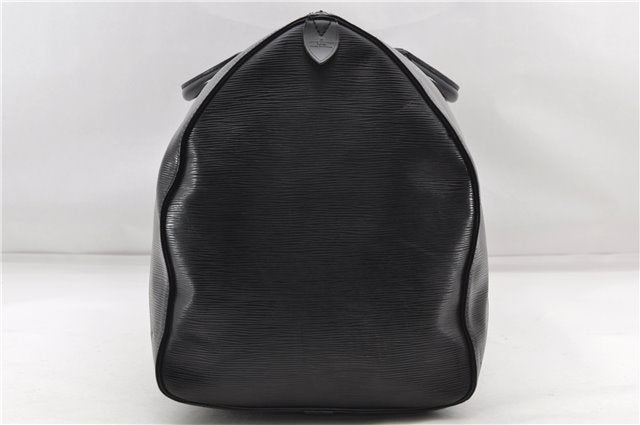 Authentic Louis Vuitton Epi Keepall 60 Boston Travel Bag Black M42942 LV 5679D
