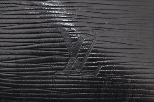 Authentic Louis Vuitton Epi Keepall 60 Boston Travel Bag Black M42942 LV 5679D