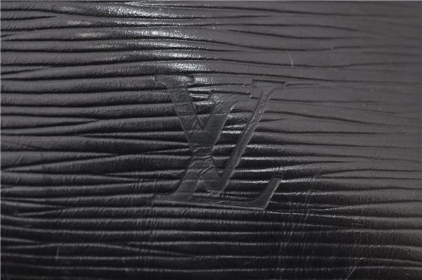 Authentic Louis Vuitton Epi Keepall 60 Boston Travel Bag Black M42942 LV 5679D