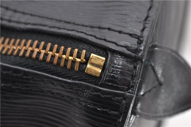 Authentic Louis Vuitton Epi Keepall 60 Boston Travel Bag Black M42942 LV 5679D