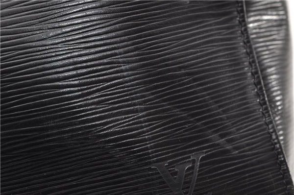 Authentic Louis Vuitton Epi Keepall 60 Boston Travel Bag Black M42942 LV 5679D