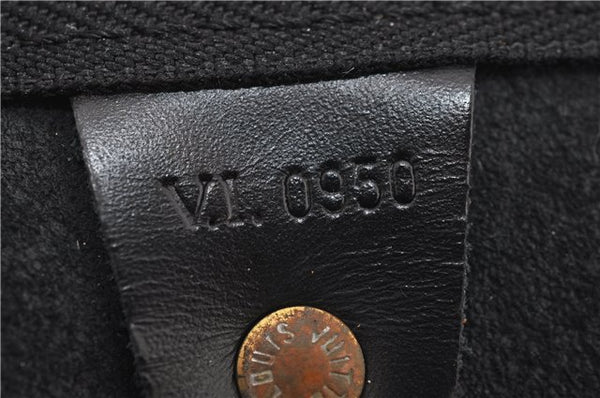 Authentic Louis Vuitton Epi Keepall 60 Boston Travel Bag Black M42942 LV 5679D