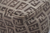 Authentic FENDI Zucchino Vintage Hand Bag Purse Canvas Leather Brown 5679I