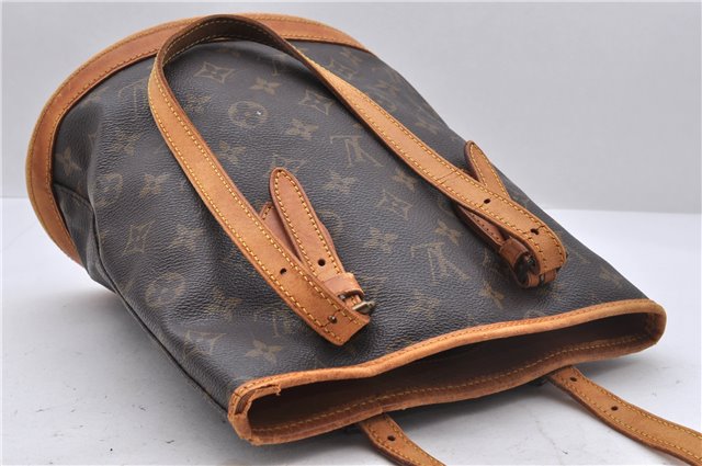 Authentic Louis Vuitton Monogram Bucket PM Shoulder Bag Old Model LV 5680D