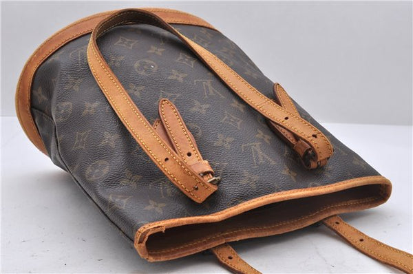 Authentic Louis Vuitton Monogram Bucket PM Shoulder Bag Old Model LV 5680D