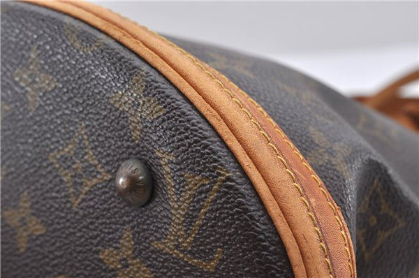 Authentic Louis Vuitton Monogram Bucket PM Shoulder Bag Old Model LV 5680D