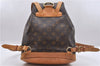 Authentic Louis Vuitton Monogram Montsouris MM Backpack M51136 LV 5681D