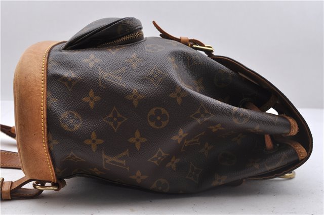 Authentic Louis Vuitton Monogram Montsouris MM Backpack M51136 LV 5681D