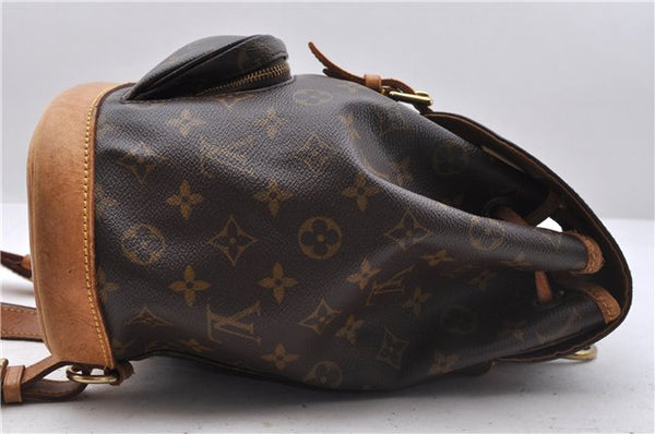Authentic Louis Vuitton Monogram Montsouris MM Backpack M51136 LV 5681D
