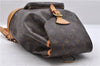 Authentic Louis Vuitton Monogram Montsouris MM Backpack M51136 LV 5681D