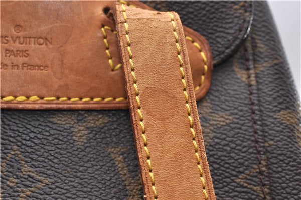 Authentic Louis Vuitton Monogram Montsouris MM Backpack M51136 LV 5681D