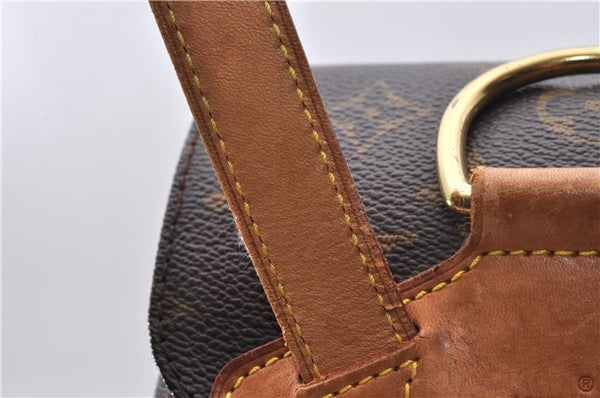 Authentic Louis Vuitton Monogram Montsouris MM Backpack M51136 LV 5681D