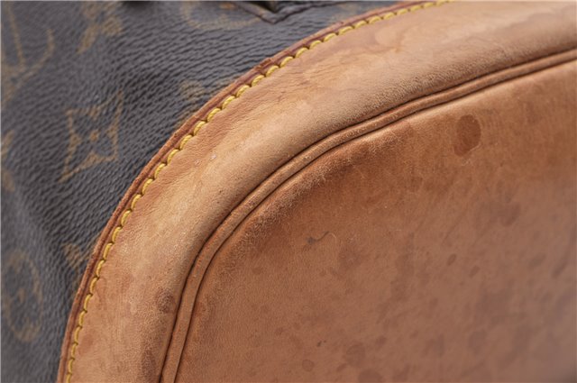 Authentic Louis Vuitton Monogram Montsouris MM Backpack M51136 LV 5681D