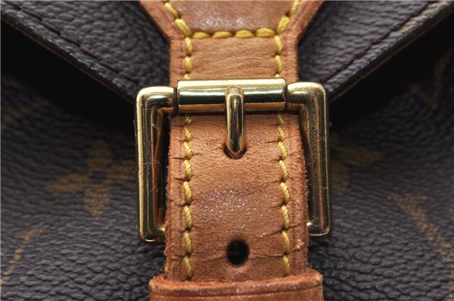 Authentic Louis Vuitton Monogram Montsouris MM Backpack M51136 LV 5681D