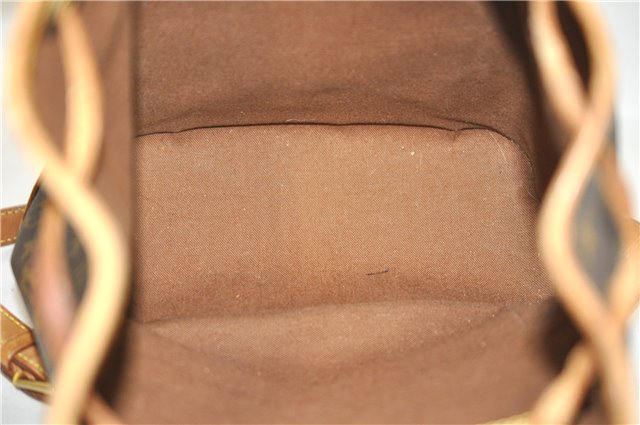 Authentic Louis Vuitton Monogram Montsouris MM Backpack M51136 LV 5681D