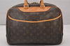 Authentic Louis Vuitton Monogram Deauville Hand Bag M47270 LV Junk 5681I