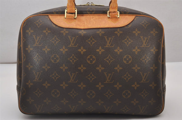 Authentic Louis Vuitton Monogram Deauville Hand Bag M47270 LV Junk 5681I