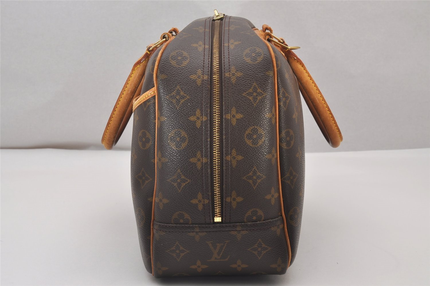 Authentic Louis Vuitton Monogram Deauville Hand Bag M47270 LV Junk 5681I