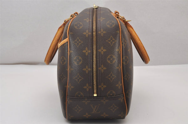 Authentic Louis Vuitton Monogram Deauville Hand Bag M47270 LV Junk 5681I