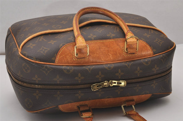 Authentic Louis Vuitton Monogram Deauville Hand Bag M47270 LV Junk 5681I