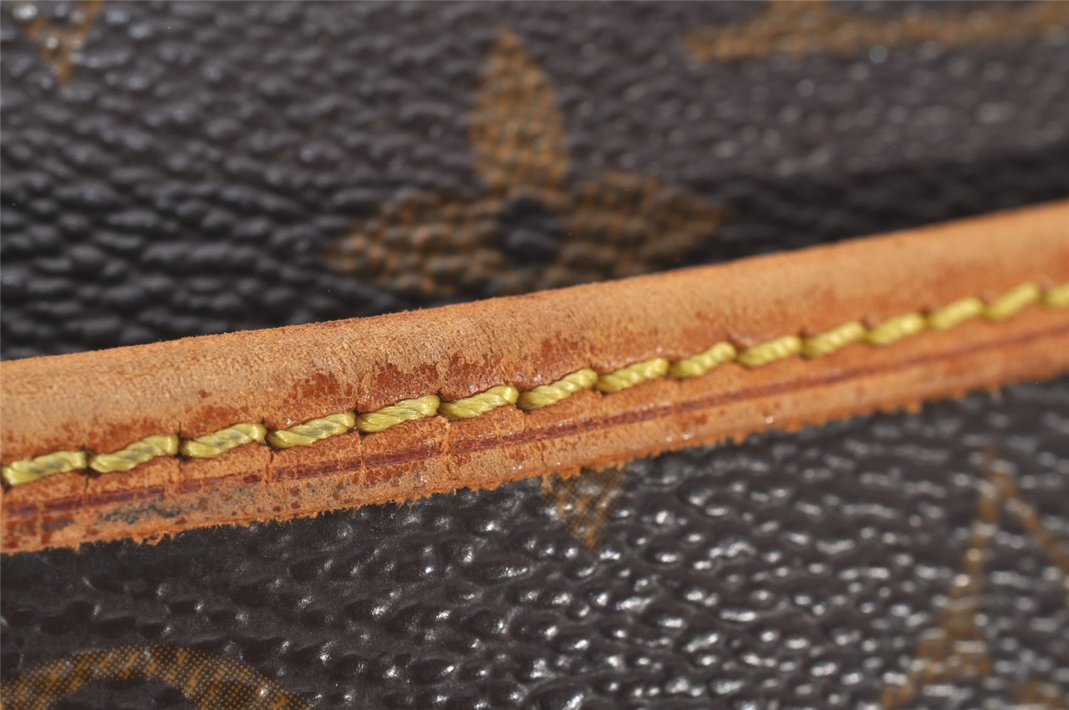 Authentic Louis Vuitton Monogram Deauville Hand Bag M47270 LV Junk 5681I