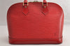 Authentic Louis Vuitton Epi Alma PM Hand Bag Red M52147 LV 5682I