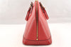 Authentic Louis Vuitton Epi Alma PM Hand Bag Red M52147 LV 5682I